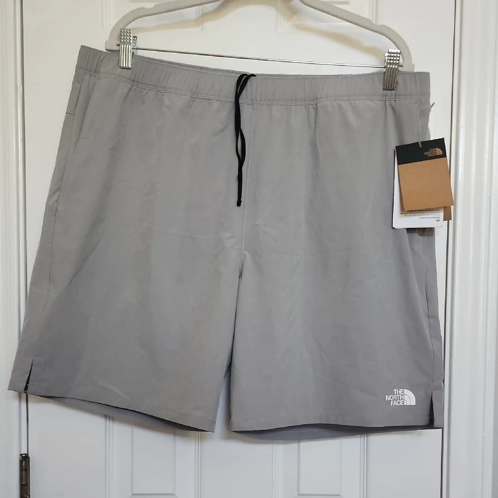 NWT The North Face Men's Standard Fit Wander Short Flash Dry Grey Size XL​​​